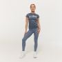 Mesh Essence női póló Denim Blue - GymBeam S