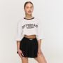 Varsity női oversized póló White - GymBeam XL