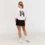 Varsity női oversized póló White - GymBeam XL
