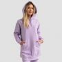 Limitless Longline női kapucnis pulóver Lavender - GymBeam L