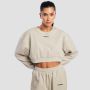 Aura női Cropped pulóver Grey - GymBeam M