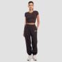 Aura női Cropped póló Tee Brown - GymBeam M