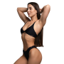 CURACAO bikinifelső Black - GymBeam L
