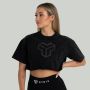 Washed női CropTop Black - STRIX M
