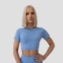 FLO női Crop Top Blue - GymBeam L
