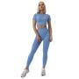 FLO női Crop Top Blue - GymBeam L