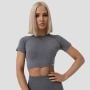 FLO női Crop Top Grey - GymBeam L
