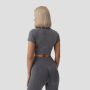 FLO női Crop Top Grey - GymBeam L