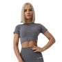 FLO női Crop Top Grey - GymBeam L