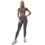 FLO női Crop Top Grey - GymBeam L