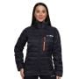 Puffer női kabát Black/Orange - GymBeam S