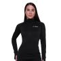 Pulse 1/2 Zip női futófelső Black - GymBeam M