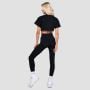 Thrive női Cropped póló Black - GymBeam S