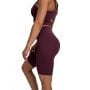 Női biciklis rövidnadrág Eggplant - GymBeam M