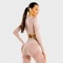 Marl Seamless Rose Gold Crop Top - SQUATWOLF S