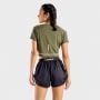 Flux khaki női crop top - SQUATWOLF M