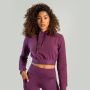 Essential Cropped Plum női kapucnis pulóver - STRIX S