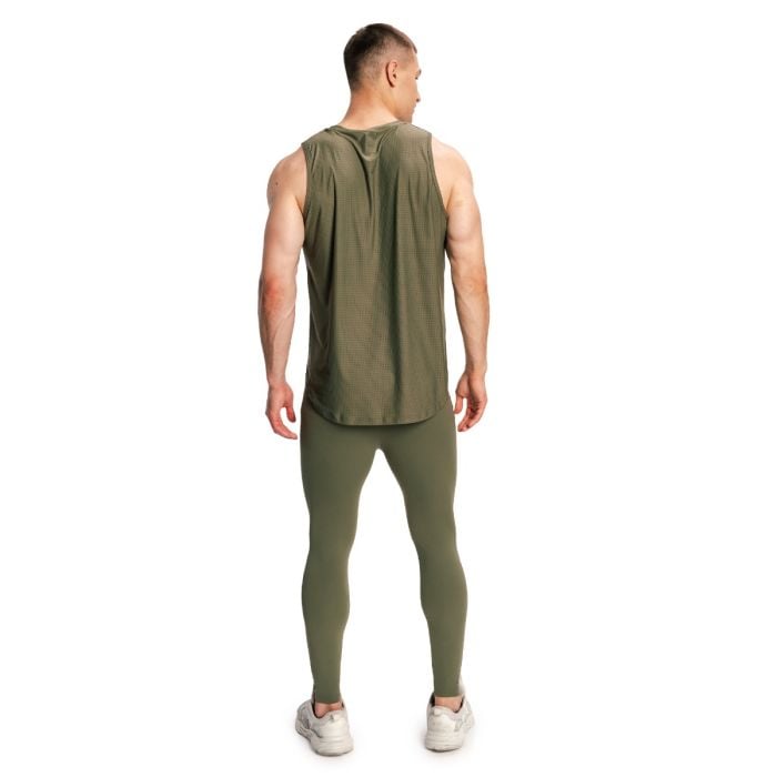 Combat férfi leggings Olive Grey - GymBeam L