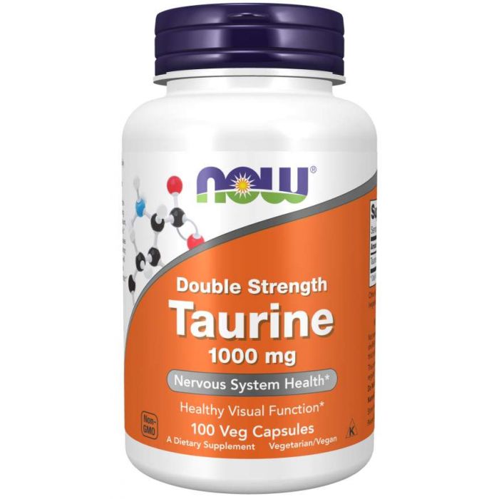 Taurine, Double Strength 1000 mg - NOW Foods