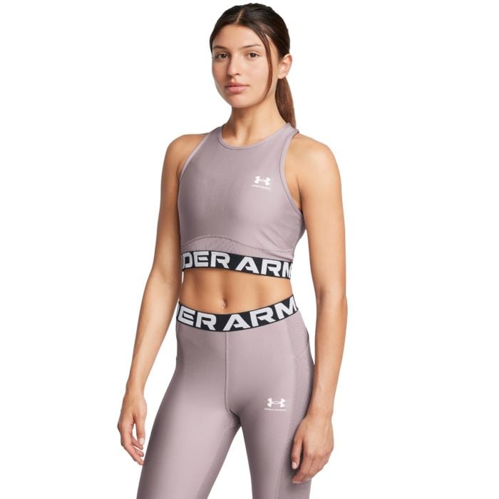 HeatGear Rib női top Grey - Under Armour M