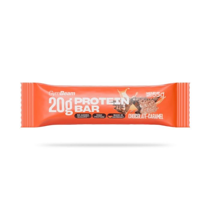 20 g Protein Bar - GymBeam 55 g - csokoládé karamell