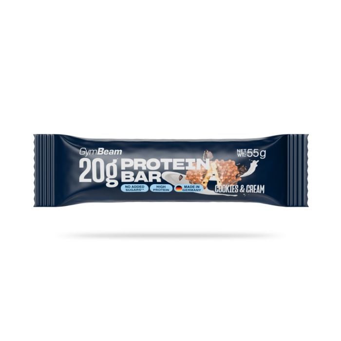20 g Protein Bar - GymBeam 55 g - krémes keksz