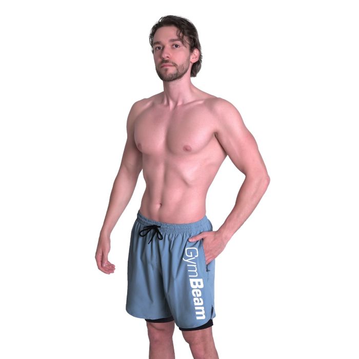 Essence 2in1 rövidnadrág Blue - GymBeam XXL