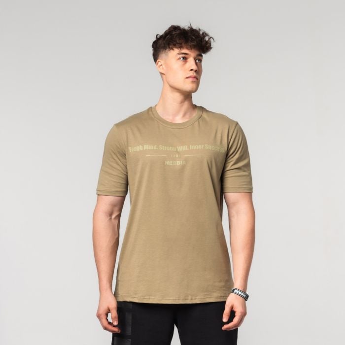 T-Shirt FLEXIN Beige - NEBBIA XXL