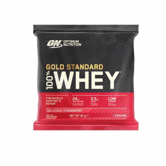 100% Whey Gold Standard minta - Optimum Nutrition 30 g - vanília fagylalt