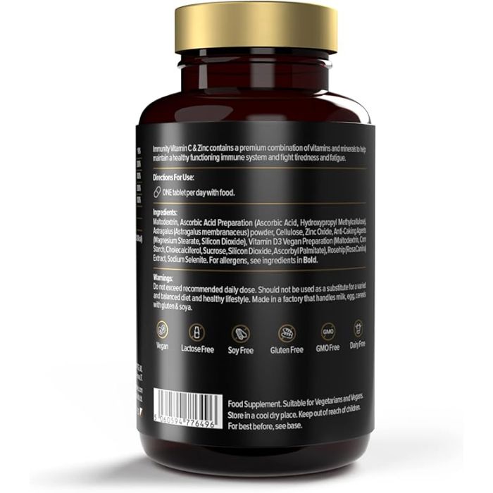 Immunity Vitamin C & Zinc - The Protein Works 60 tab