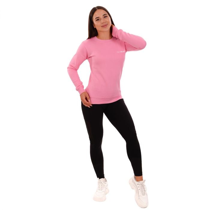Basic Baby Pink női pulóver - GymBeam M