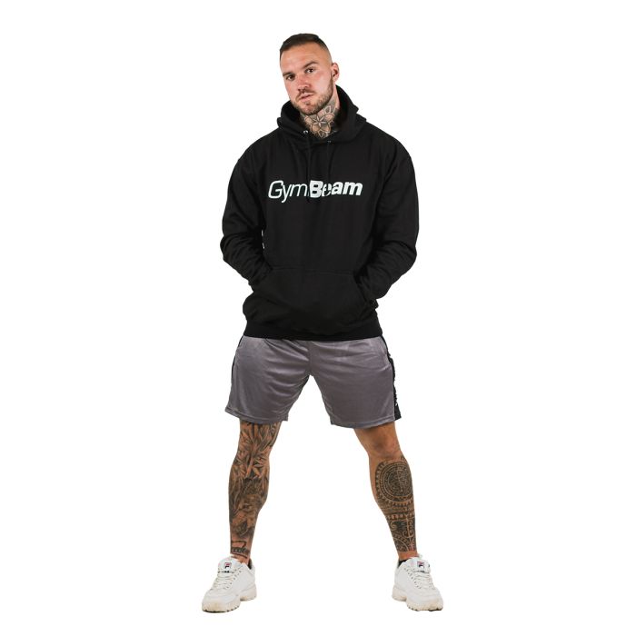 PRO Hoodie pulóver Black - GymBeam XL