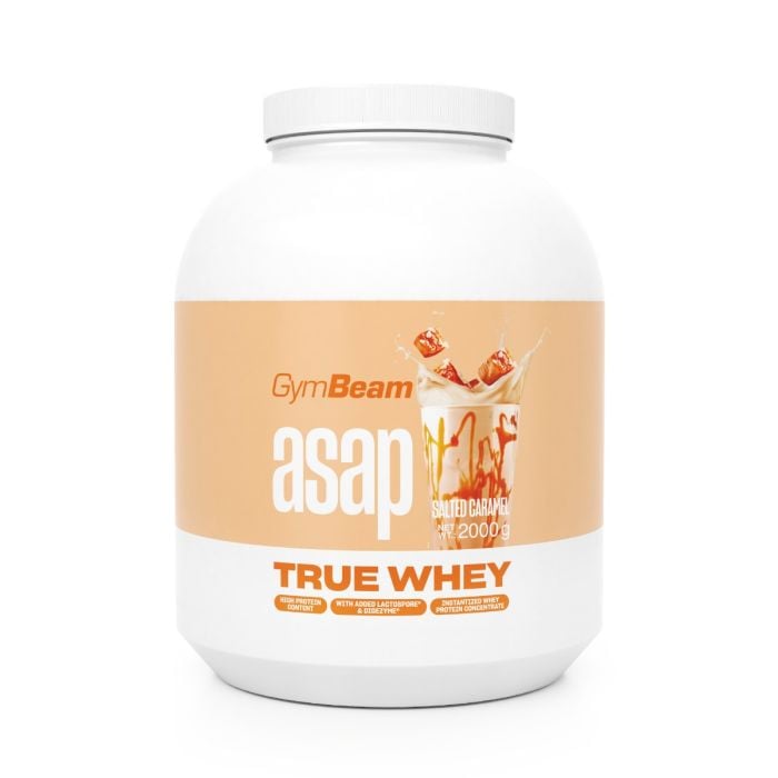 ASAP True Whey - GymBeam 900 g - sós karamell