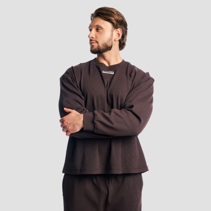 Aura pulóver Tee Brown - GymBeam M