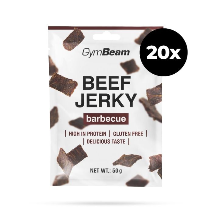 Beef Jerky szárított marhahús - GymBeam 50 g - eredeti