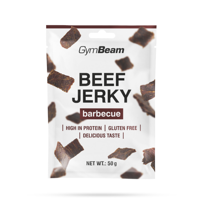 Beef Jerky szárított marhahús - GymBeam 50 g - eredeti