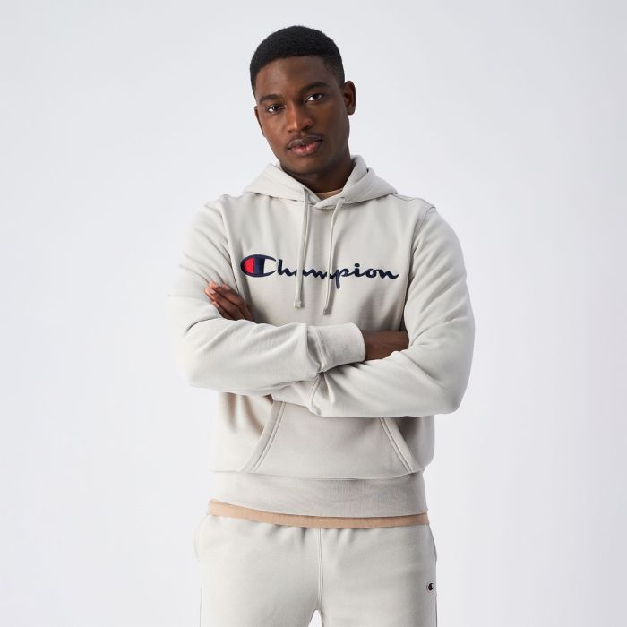 Big Logo Fleece kapucnis pulóver Grey - Champion S