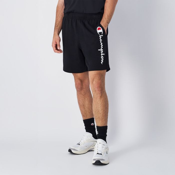 Big Logo French Terry rövidnadrág Black - Champion XL