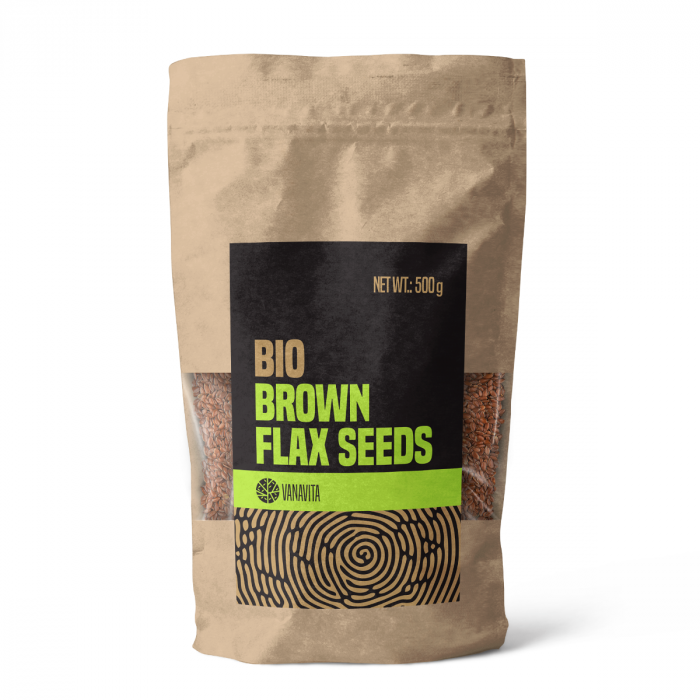 Bio brown flax seeds - VanaVita