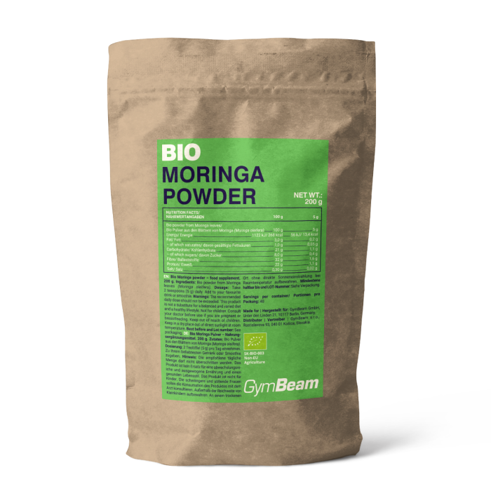 BIO Moringa por - GymBeam 200 g