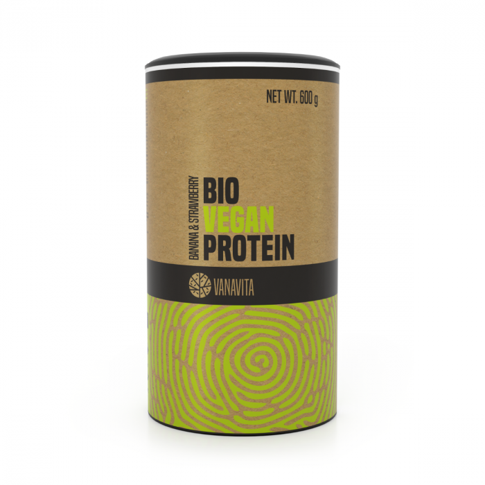BIO Vegan Protein - VanaVita 600 g - csoki & bogyók
