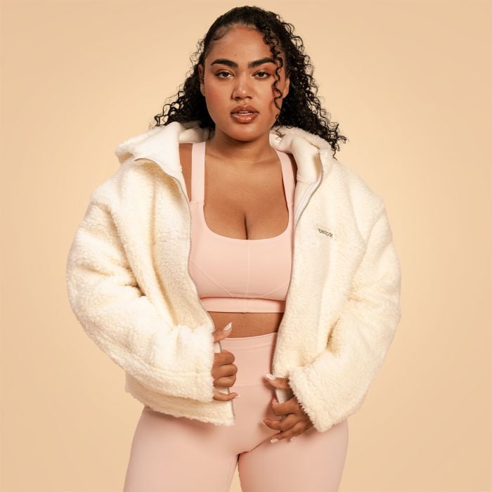 Bliss női kapucnis dzseki Ivory - BeastPink S