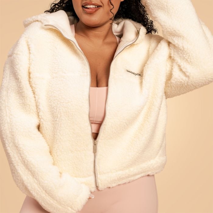 Bliss női kapucnis dzseki Ivory - BeastPink S