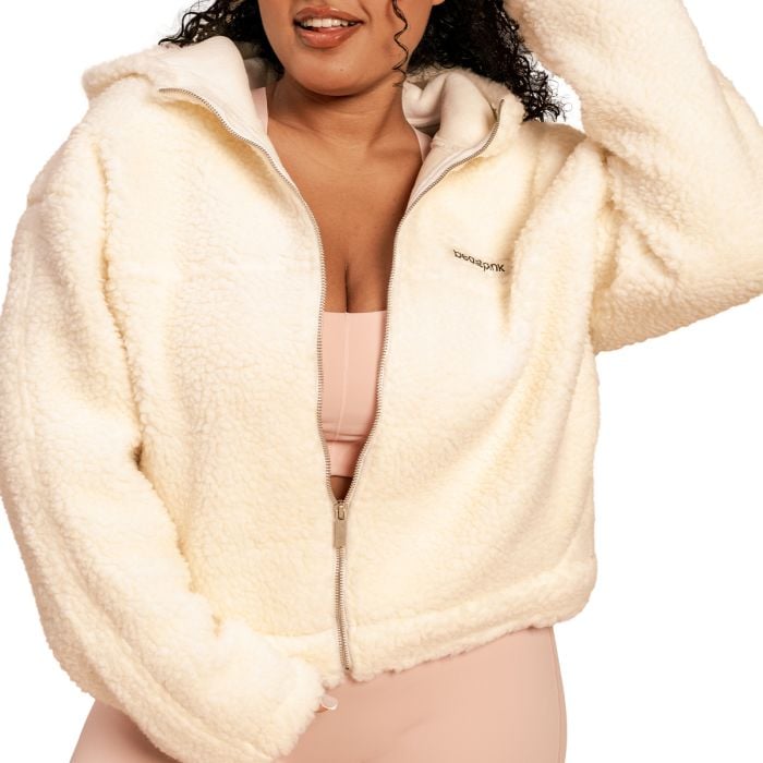Bliss női kapucnis dzseki Ivory - BeastPink S
