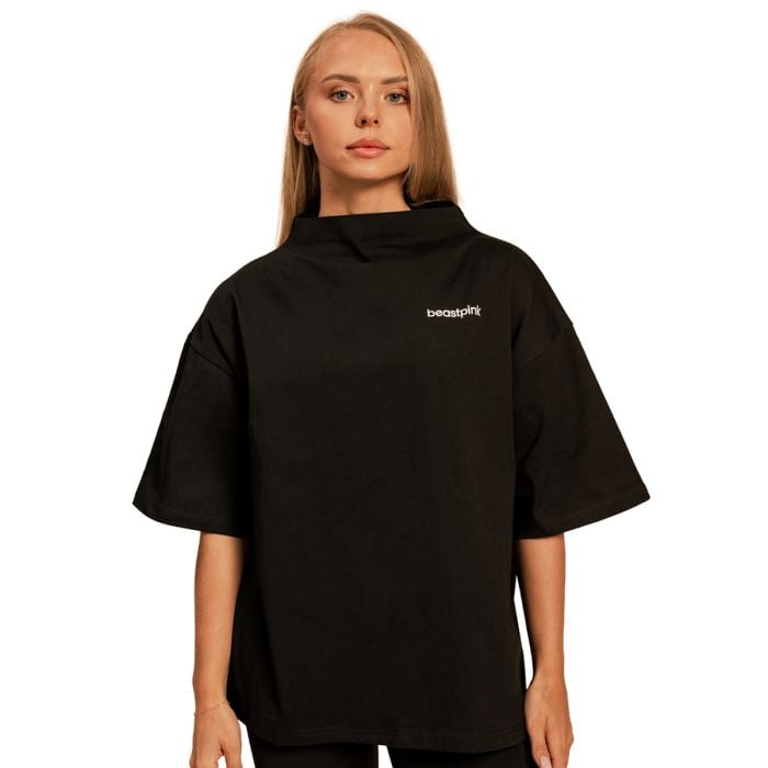 Bliss Oversized női felső Black - BeastPink M