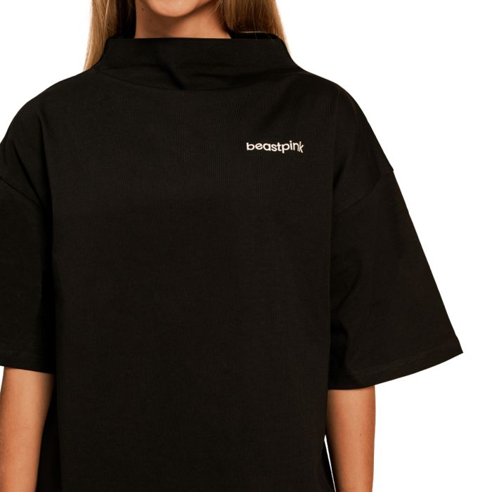 Bliss Oversized női felső Black - BeastPink M