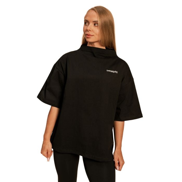 Bliss Oversized női felső Black - BeastPink M