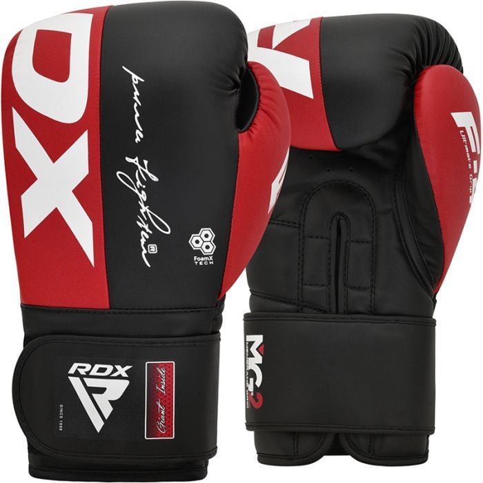 Boxing Gloves F4 HOOK & LOOP Red - RDX 