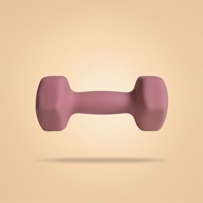 Hex neoprén egykezes súlyzó - BeastPink 4 kg