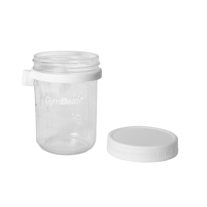Reggeliző pohár White 350 ml - GymBeam single_variáns